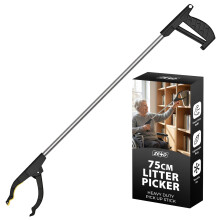 ZENO Litter Picker 75cm | Grabber Stick | Litter Pickers for Adults | Grabbers for Disabled | Rubbish Picker Grabber | Magnetic Tip | Long Reach | Er