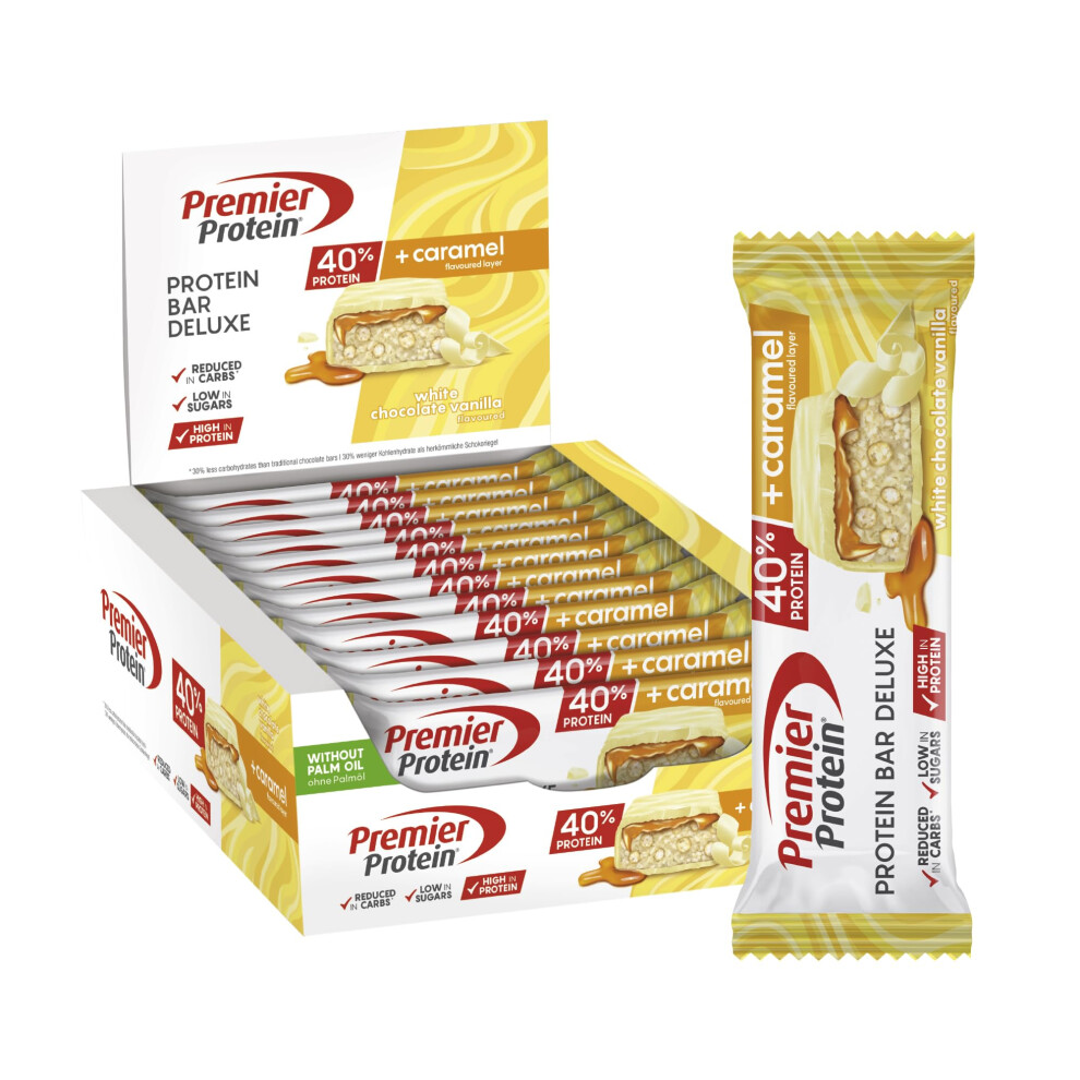 Premier Protein - Protein Bar Deluxe 40 Percent - White Chocolate