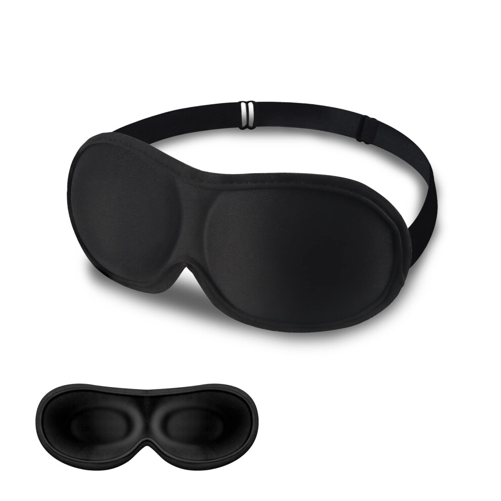 Slijar 3D Eye Mask 100% Blackout Sleeping Mask Comfortable And Lightweight Sleep Mask For Side Sleepers Breathable With Adjustable Strap Travel Acces