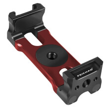 FEICHAO U Clip Phone Holder Extendable 62-87mm Width Clamp Cold Shoe Mount 1/4" for Camera Cage Phone Stand Tripod Bracket