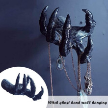 Halloween 3D Heksenhand Muurhaak, Kapstok, Muurdecoratie voor thuis