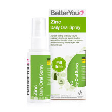 BetterYou Zinc Oral Spray Supplement, Fast Acting Zinc Bisglycinate