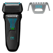 Remington F6 Aqua Men's Electric Shaver (Cordless, Wet & Dry, 100% Waterproof, Foil Shaver, Pop-up Detail Trimmer, USB Charging, 60-Minute Usage, 90-