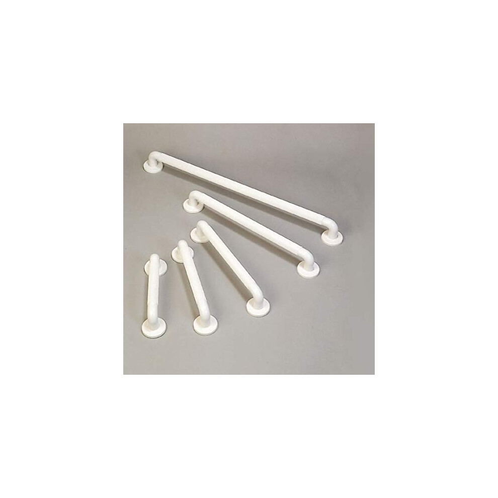 Homecraft Moulded Fluted Grab Rail, Durable Pvc Safety Rail And Mobility Aid For Bathroom For Elderly, Disabled And Handicapped Users, Indoor And Out
