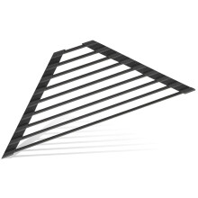 Full Silicone-Coated Triangle Roll- Dish Drying Rack with Steel Core Multipurpose over-the-Sink Kitchen Drainer