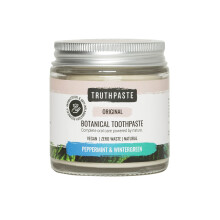 TRUTHPASTE Original Natural Zero Waste Toothpaste. Eco Friendly & Plastic Free. Vegan. Fluoride Free, SLS Free. with neem & Aloe Vera. Suitable for S