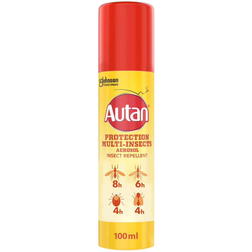 Autan Mosquito & Insect Repellent Spray 100Ml Â Deet Free Formula Â Up To 8 Hours Protection Â Travel Essential Â Suitable For Kids