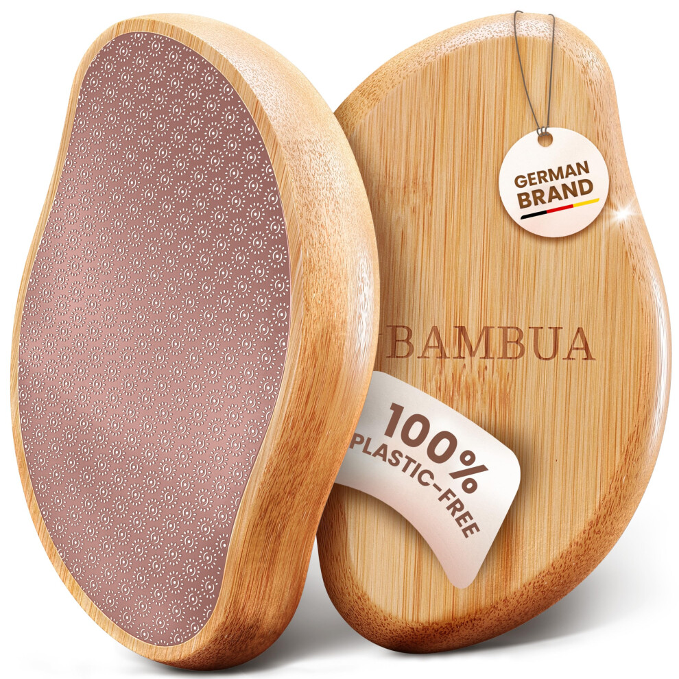 Bambua Foot File - (100% Anti-Callus Effect) Pedicure Foot Files For Hard Skin Remover Foot Scrub - Effective Foot Scraper - Callus Remover For Feet