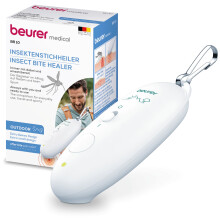 Beurer BiteX Travel Insect Bite Healer BR 10, for the treatment of insect bites and stings, bite healer for itching and swelling, small heat pen with