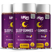 Pro Sleep Gummies for Adults Magnesium, L-Theanine, 5 HTP, Valerian Root, Passionflower Extract, Glycine, Chewable Sleep Supplement |Sleep Aid| |Calm