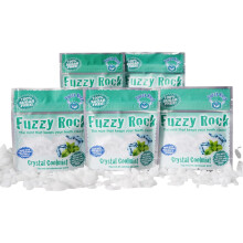Fuzzy Rock Crystal Coolmint - Natural Sugar-Free Breath Freshener with Xylitol Crystals for Fresh Breath, Clean Teeth & Healthy Gums | Great for Trav