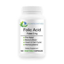 EcoIntegratives Folic Acid Folate 5mg (B9) Prenatal, Reproductive Health, Homocy