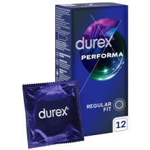 Durex Performa Condoms Extended Pleasure Delay Prolong Long Lasting - Box of 12