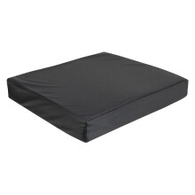 Aidapt Memory Foam Wheelchair Cushion – Vinyl‑Covered, Wipe‑Clean Seat Pad with Fixing Straps, Extra Comfort & Support for Wheelchairs, Chairs,
