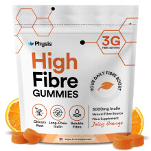 Physis Fibre Gummies 3000mg - High Fibre Supplement | Natural Inulin Soluble Fib