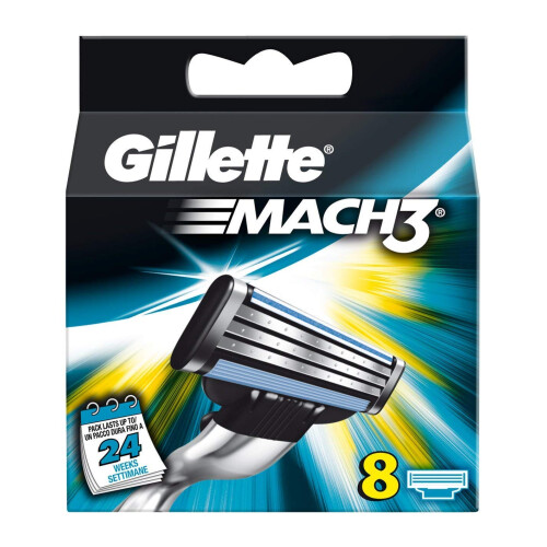 Gillette Gillette Mach 3 Blades – (Pack of 8)