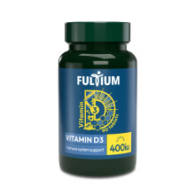 Fultium Vitamin D3 400 IU 10µg |90 Tablets|Recommended Daily Dose Vitamin D Supplement | Immune, Bone & Muscle Support | from The UK’s No.1 Vitamin