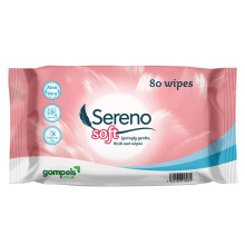 Extra Large Feather Soft Body Cleansing Wet Wipes for Adults - 30x20cms (80pk) - Ultra Gentle, Thick XL Wet Wipes - Kind to Skin with Aloe Vera and V
