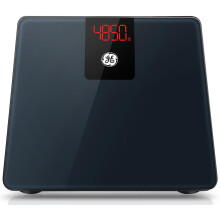 GE Scale for Body Weight and Fat, Digital 8-Electrode Smart Bathroom Scale 50 Measurements for BMI Muscle Mass Body Composition Analyzer Bluetooth Ac