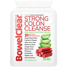 BowelClear - Strong Colon Cleanse Detox – Fast-Acting Herbal Laxatives for Const