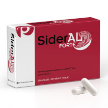 SiderAL Forte, Iron Supplement with Vitamin C, Sucrosomial Iron 30 mg, Iron De