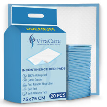 20 x Premium Incontinence Bed Pads 75x75 cm | Disposable Bed Mats | Hygienic Pro