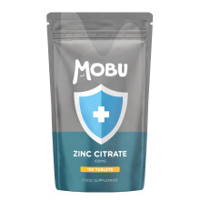 Zinc 100mg 120 Tablets Max Strength | Immune Function, Fertility & Healthy Bones, Vision, Hair, Nails and Skin | Zinc Citrate Supplement | Vegan UK M