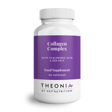 Theonia Collagen Complex Hyaluronic Acid & Sea Kelp Vitamin E, C, Biotin - Healthy Nails, Skin, Hair Joints Metabolism - Type 1 Marine Supplement - N