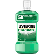 Listerine Fresh Burst Fluoride Antibacterial Mouthwash (250ml), Helps Kill Up to 99% of Germs Left After Brushing and Reduce Plaque, Mouthwash to Fre
