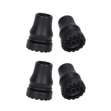 supregear Rubber Ferrules for Walking Sticks (4-Pack), 16mm Non-Slip Replacement Cane Tip for Standard Walking Stick Folding Cane Crutch Accessory, E