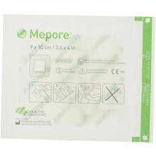 Mepore 670900 Dressing Adhesive, Island, Non Woven Fabric, Semi-Permeable Backing, Sterile, 9 cm x 10 cm (Pack of 50)