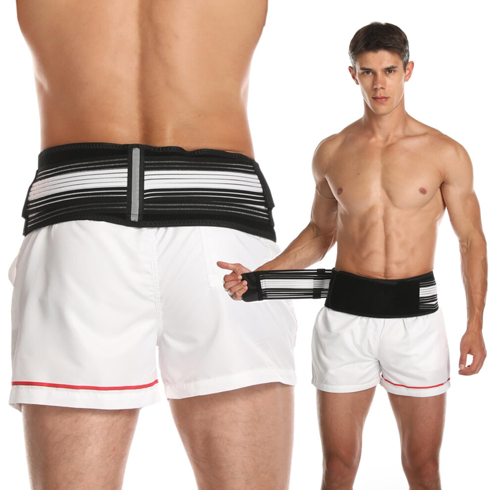 Paskyee Sciatica Belt - Back Support Brace Relieve Back Pain & Sciatica, Sacroiliac Hip Support Band For Men Women, Sciatic, Lower Back, Si Joint, Pe