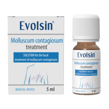 Evolsin Molluscum Warts Agent I For Adults & Children from 2 Years I Gentle & Effective Molluscum Warts Treatment