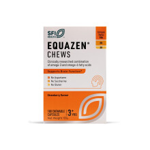 Equazen Omega 3 & 6 Chews for Kids, Brain & Cognitive Support, DHA, EPA & GLA, Clinically Researched 9:3:1 Formula, Strawberry Flavour, Halal Certif