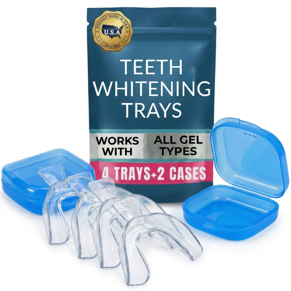 Lumeeno Moldable Teeth Whitening Trays For Gel Compatible With Opalescence And A