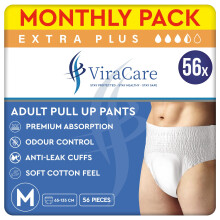 56 x Extra Plus Incontinence Pants Women & Men | Adults Nappies | Premium Absorp