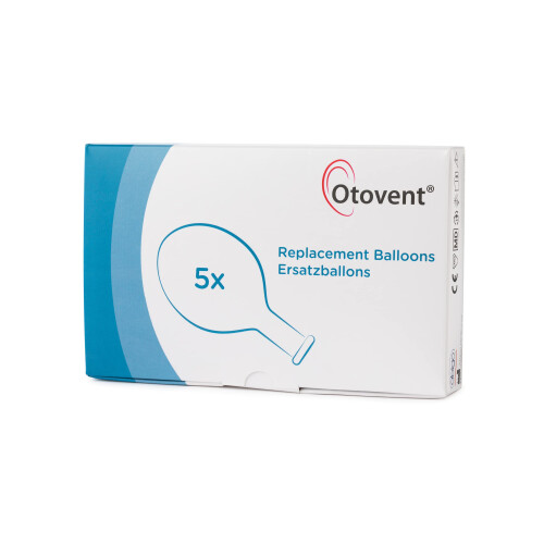 Otovent Replacement Balloons x 5. Does not Include Nose piece. Treatment for Glu