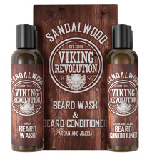 Viking Revolution - Beard Shampoo And Conditioner - Natural Beard Wash & Beard C