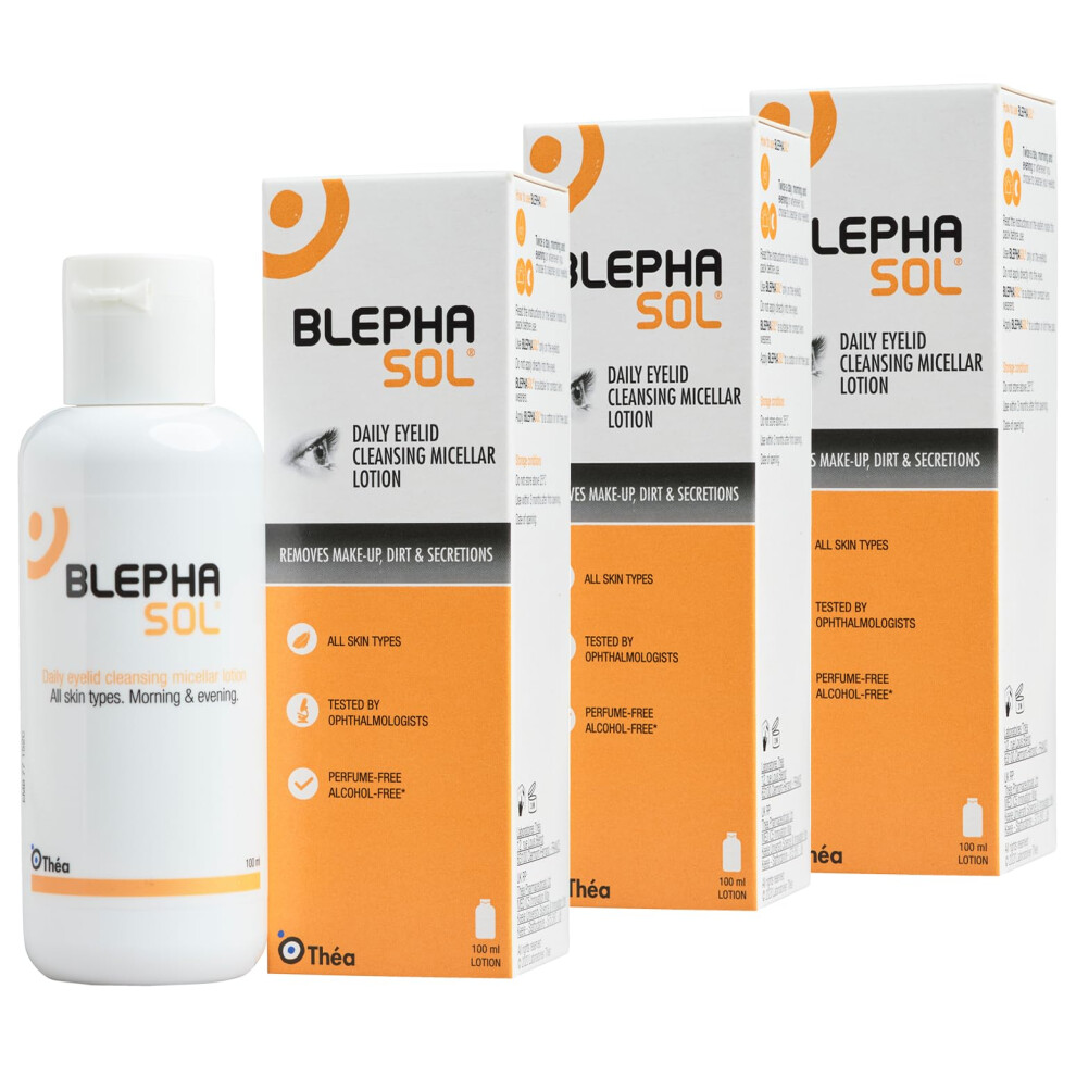 Thea Pharma Blephasol Micellar Eyelid Cleansing Lotion | Gentle Removal Of Dirt & Makeup | S