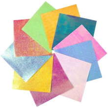Origamipapier - Niet gespecificeerd - 100 stuks - 10 kleuren - 15 x 15 cm - Glanzend