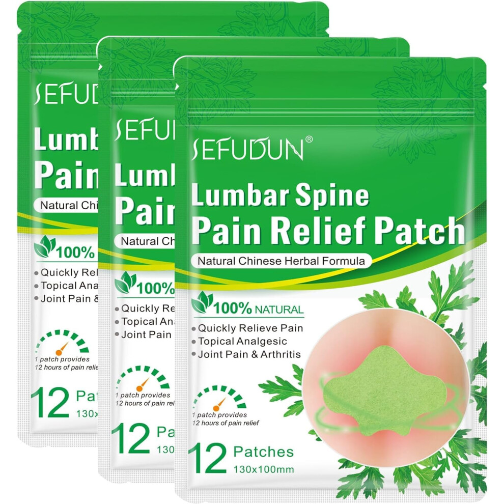 Youease 36Pcs Pain Relief Patches,Heat Patches Back Relieve Pain In Minutes, Back Patches For Pain Relief For Arthritis,Relieves Muscle Soreness In Back, Nec