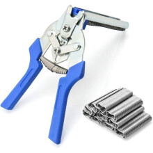 Snelsluitende hekclips voor het vastzetten van dun draadgaas, tuindraadclips + 600 clips voor draadclips