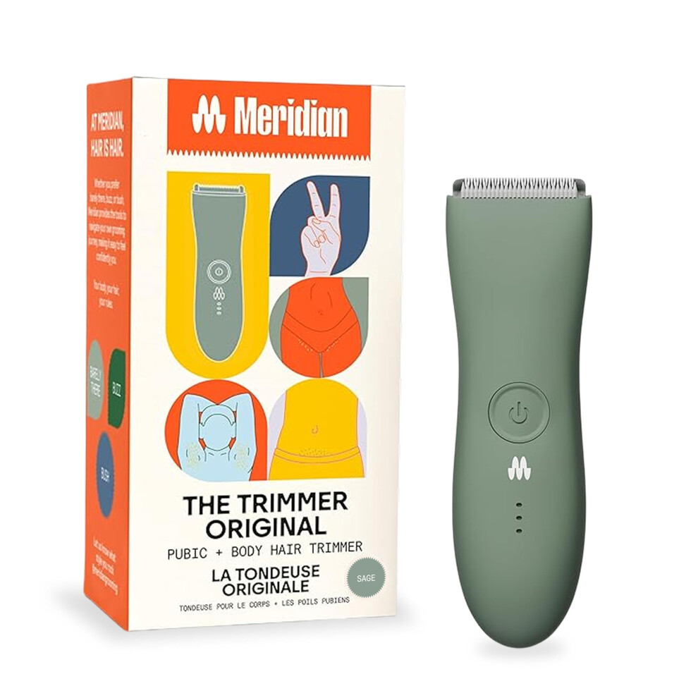 Photos - Hair Clipper Meridian The Trimmer Original, Body Hair Trimmer for Men, Electric Shaver for Pu 