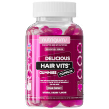 Hair Vitamin Biotin Complex Gummy | 12 Essential Vitamins containing Biotin, Vitamin C, Folic Acid and Zinc | Cherry Flavour | 60 Vegan Gummies | Mai