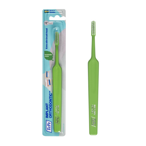 Tepe TePe Implant Orthodontic Brush, 1pc, efficient Cleaning Around Brackets, Extra S