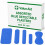 Value Aid Blue Detectable Plasters – Box of 100 Assorted Plasters for 1
