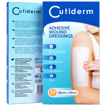 Cutiderm Adhesive Wound Dressing 10cm x 20cm - Pack of 10
