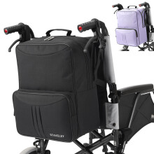 Staveley Wheelchair Bag | Wheelchair Backpack and Wheelchair Bags for Back of Chair | Electric Wheelchair Storage Bag Accessories for Daily Travel an