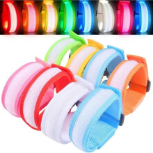 8-delige LED-armbandenset, LED-armband met lichtgevende werking, glow-in-the-dark armband, verstelbare LED-armband met lichtgevende