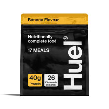 Huel Black Edition High Protein Complete Meal Replacement, 17 Meals, Banana Flavour, 40g of Protein Per Serving, Ready Meals, Vega